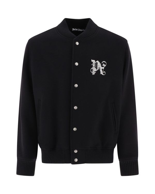 Men's Varsity Monogram Bomber Jacket